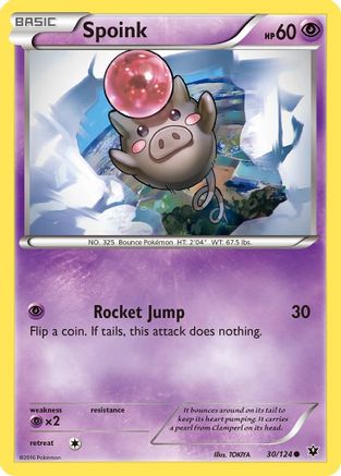 Spoink (030/124) [XY  Fates Collide] - Common