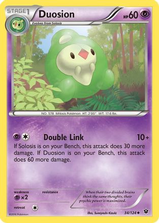 Duosion (34/124) [XY  Fates Collide] - Uncommon