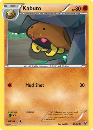 Kabuto (038/124) [XY  Fates Collide] - Uncommon