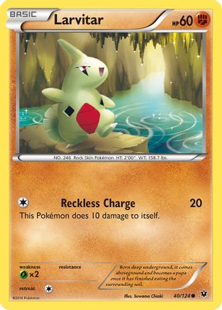 Larvitar (040/124) [XY  Fates Collide] - Common
