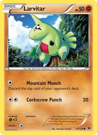 Larvitar (041/124) [XY  Fates Collide] - Common
