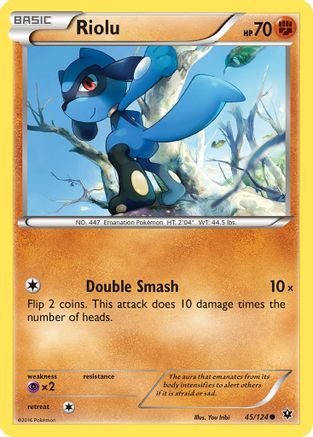 Riolu (045/124) [XY  Fates Collide] - Common
