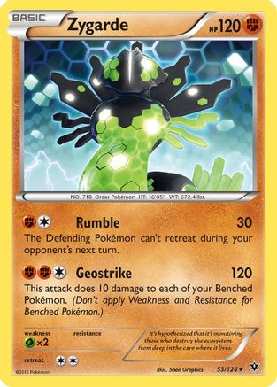 Zygarde (53/124) [XY  Fates Collide] - Rare