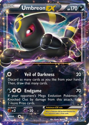 Umbreon EX (055/124) [XY  Fates Collide] Holofoil - Ultra Rare