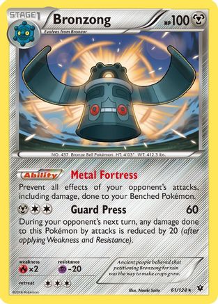 Bronzong (61/124) [XY  Fates Collide] - Rare