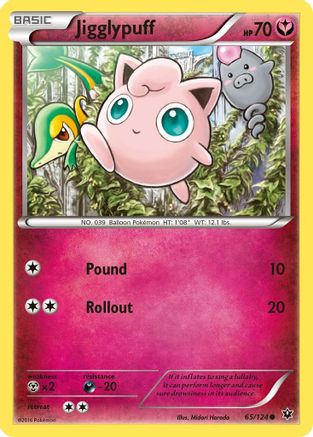 Jigglypuff (065/124) [XY  Fates Collide] - Common
