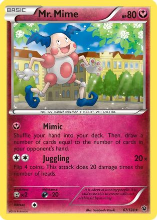 Mr. Mime (067/124) [XY  Fates Collide] - Rare
