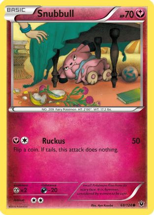 Snubbull (068/124) [XY  Fates Collide] - Common