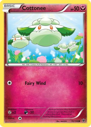 Cottonee (070/124) [XY  Fates Collide] - Common