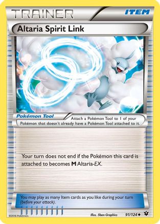 Altaria Spirit Link (091/124) [XY  Fates Collide] Reverse Holofoil - Uncommon