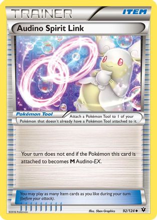 Audino Spirit Link (092/124) [XY  Fates Collide] - Uncommon