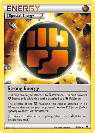 Strong Energy (115/124) [XY  Fates Collide] Reverse Holofoil - Uncommon
