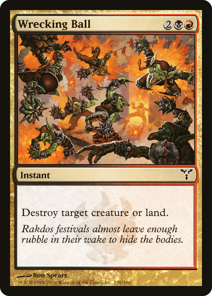 Wrecking Ball [Dissension] Foil