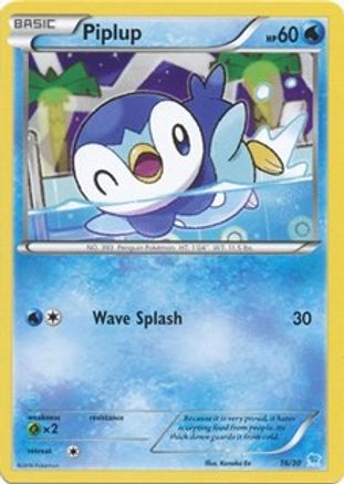Piplup (16) [XY Trainer Kit Pikachu Libre & Suicune] - Common