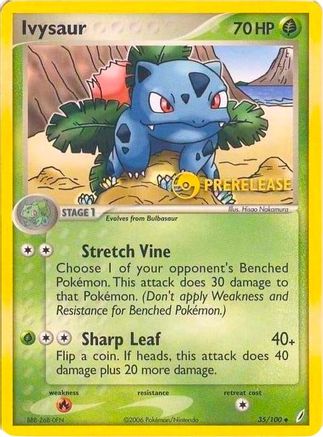 Ivysaur (Prerelease) (35/100) [Nintendo Promos] Holofoil - Promo
