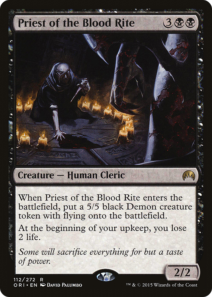 Priest of the Blood Rite (ORI-112) [Magic Origins] Foil