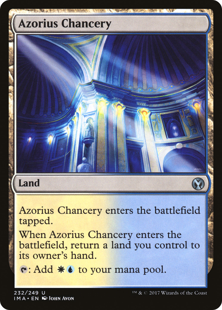 Azorius Chancery (IMA-232) [Iconic Masters] Foil