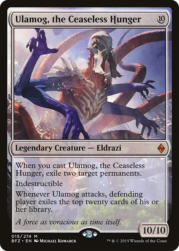 Ulamog, the Ceaseless Hunger (BFZ-015) [Battle for Zendikar]