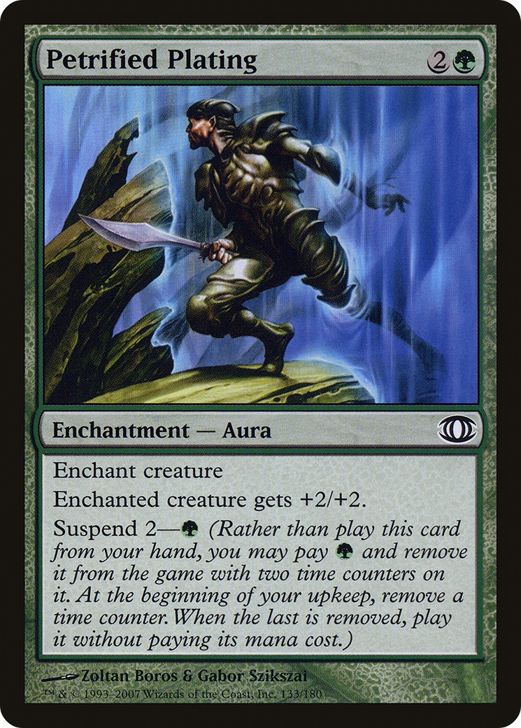 Petrified Plating (FUT-133) [Future Sight] Foil