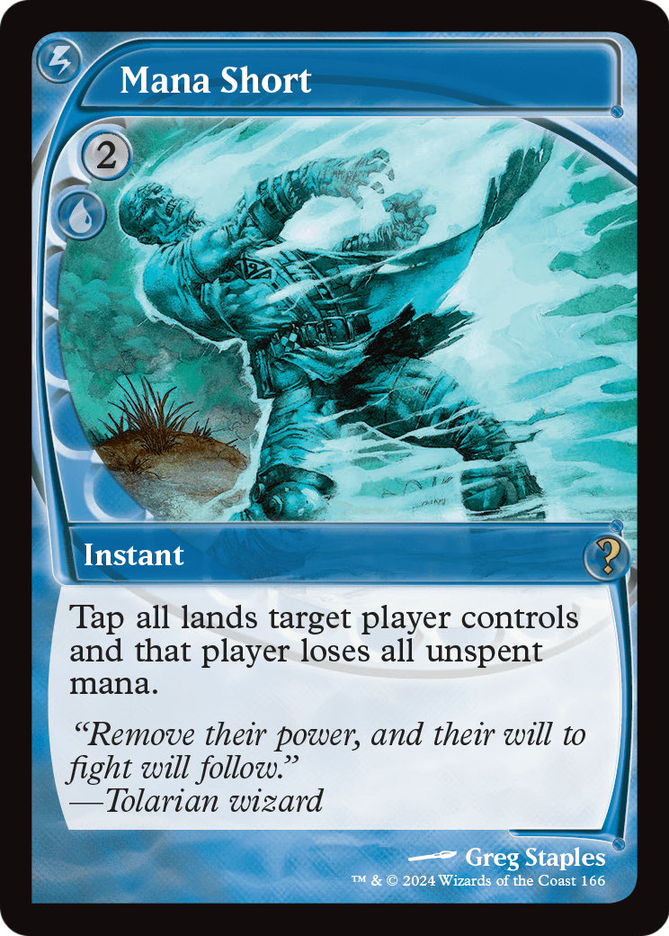 Mana Short (Future Sight) (MB2-166) [Mystery Booster 2] Foil