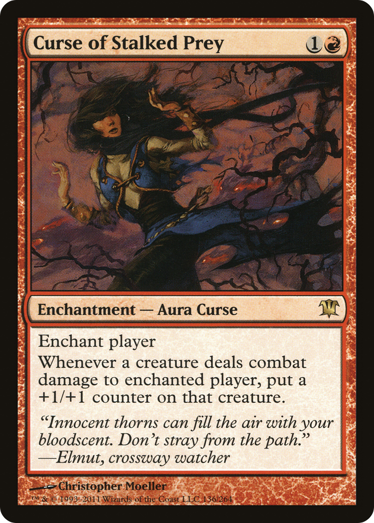 Curse of Stalked Prey (ISD-136) [Innistrad] Foil