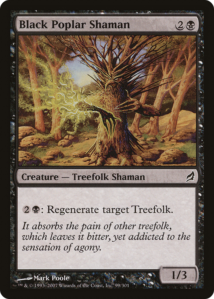 Black Poplar Shaman (LRW-099) [Lorwyn]