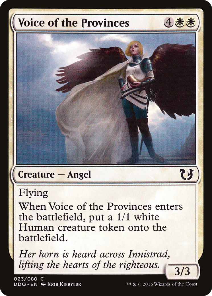 Voice of the Provinces (DDQ-023) [Duel Decks: Blessed vs. Cursed]