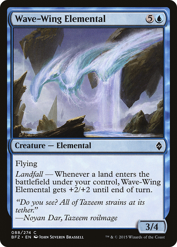 Wave-Wing Elemental (BFZ-088) [Battle for Zendikar]