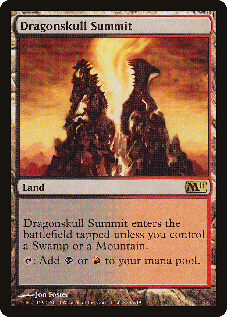 Dragonskull Summit (M11-223) [Magic 2011] Foil