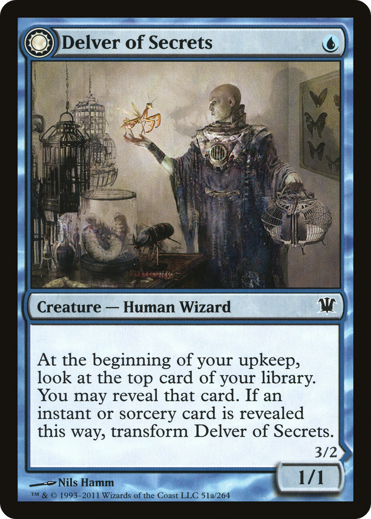 Delver of Secrets (ISD-051) [Innistrad] Foil