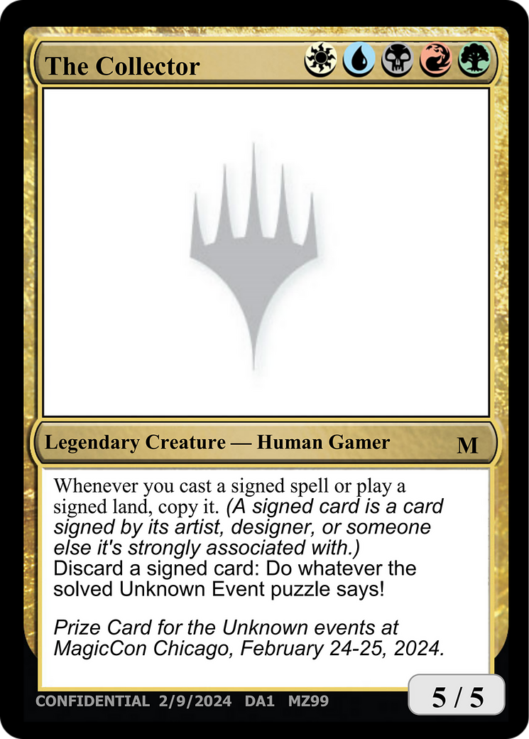 The Collector (UNK-MZ99) [Unknown Event]