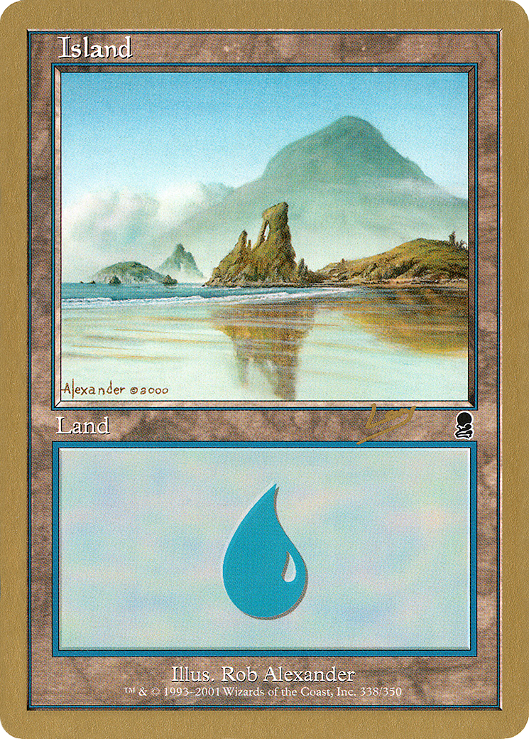 Island (338) - 2002 Raphael Levy (ODY) (WCD-RL338) [World Championship Decks 2002]
