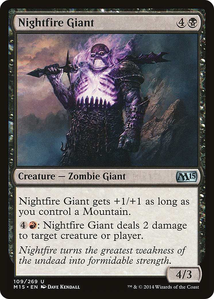 Nightfire Giant (M15-109) [Magic 2015]