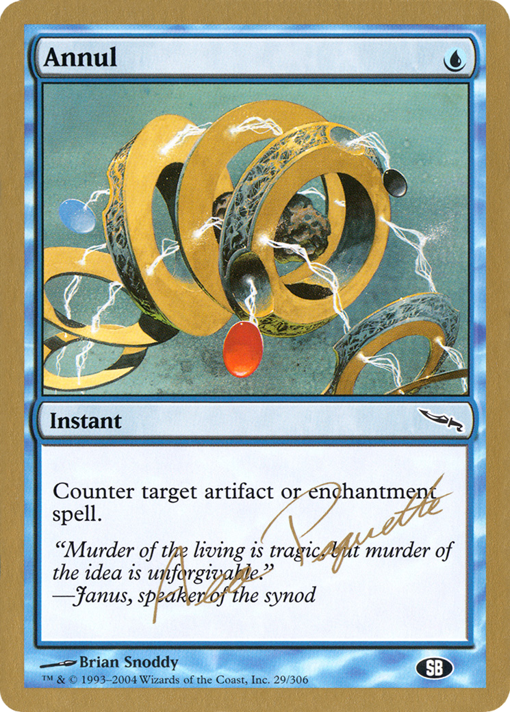 Annul - 2004 Aeo Paquette (MRD) (SB) [World Championship Decks 2004]