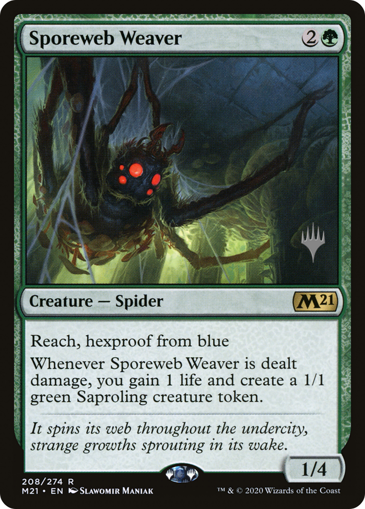 Sporeweb Weaver (PPM21-208) [Promo Pack: Core Set 2021 Promos]
