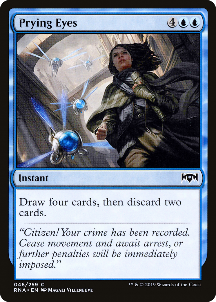 Prying Eyes (RNA-046) [Ravnica Allegiance] Foil