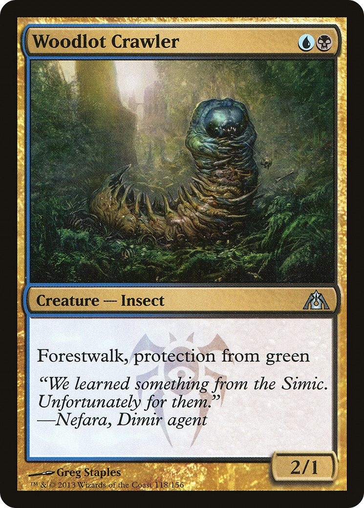 Woodlot Crawler (DGM-118) [Dragon's Maze] Foil