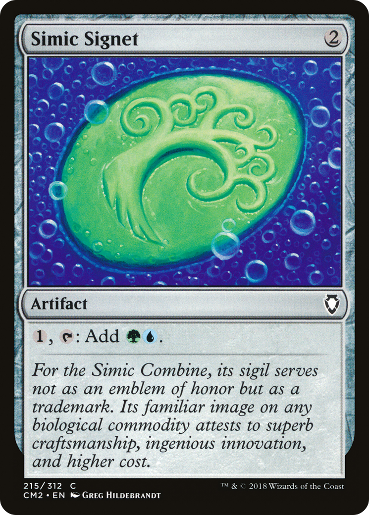 Simic Signet (CM2-215) [Commander Anthology Volume II]
