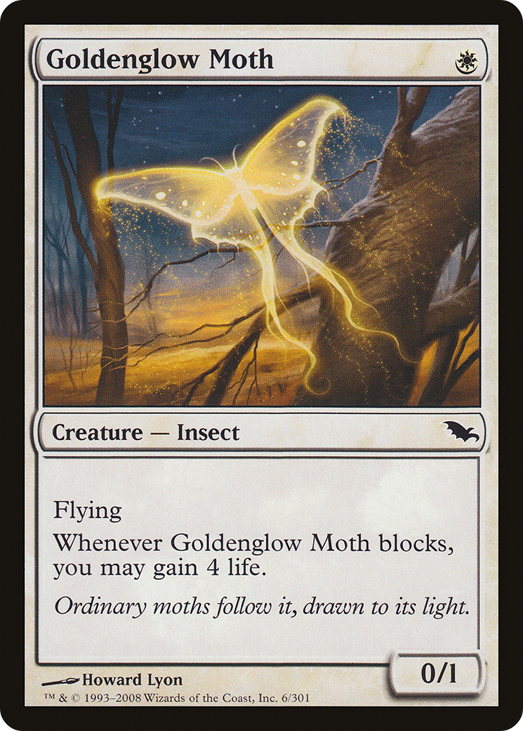 Goldenglow Moth (SHM-006) [Shadowmoor]