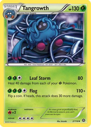 Tangrowth (002/114) [XY  Steam Siege] - Uncommon