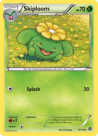 Skiploom (004/114) [XY  Steam Siege] Reverse Holofoil - Uncommon