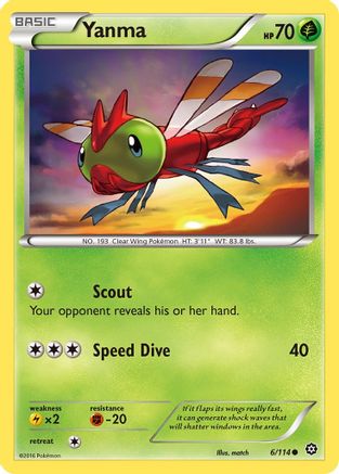 Yanma (006/114) [XY  Steam Siege] - Common