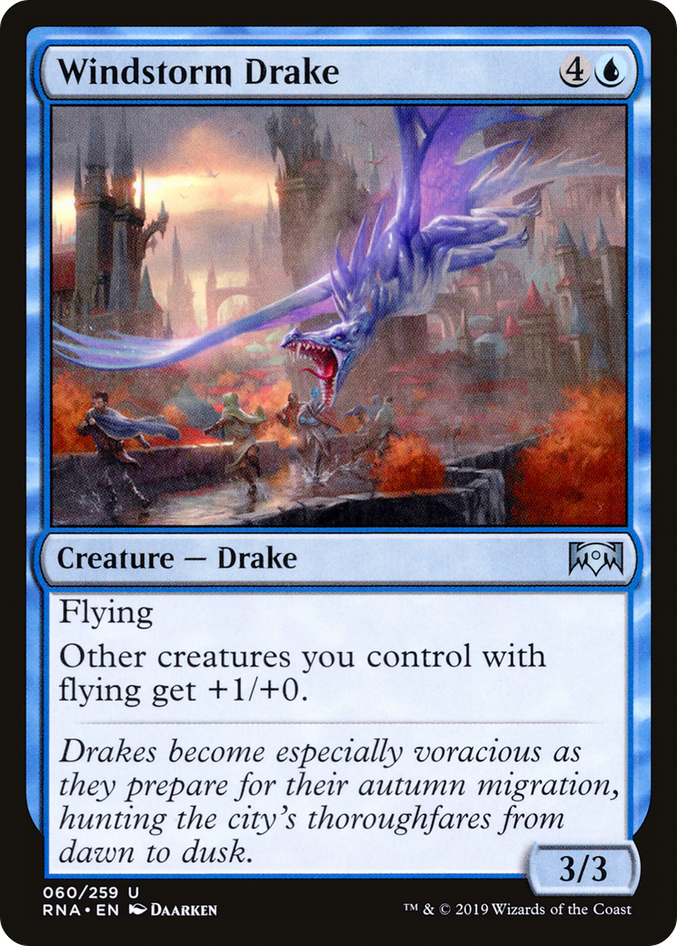 Windstorm Drake (RNA-060) [Ravnica Allegiance]