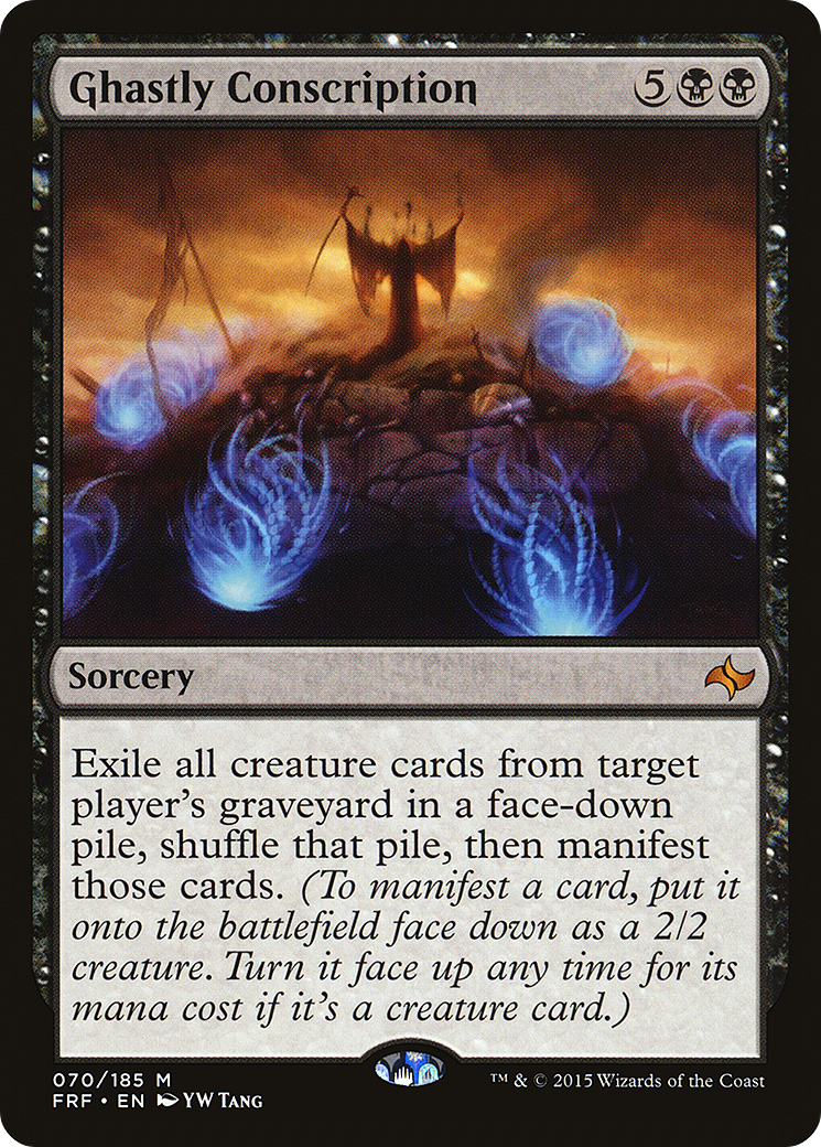 Ghastly Conscription (FRF-070) [Fate Reforged] Foil