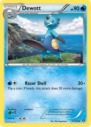 Dewott (031/114) [XY  Steam Siege] - Uncommon