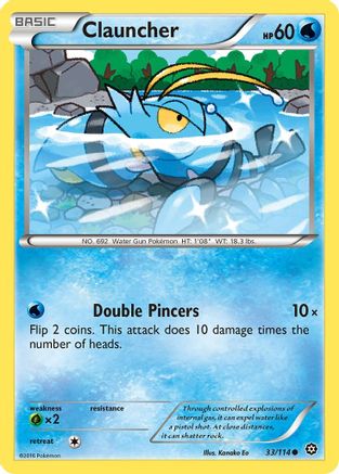 Clauncher (033/114) [XY  Steam Siege] - Common