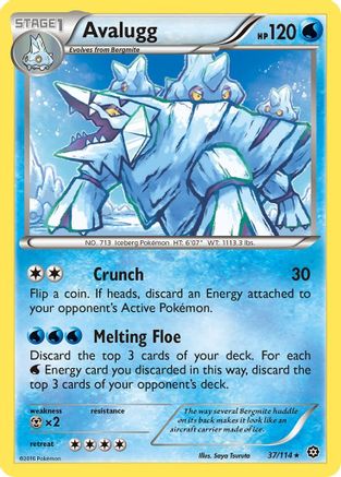 Avalugg (037/114) [XY  Steam Siege] - Rare