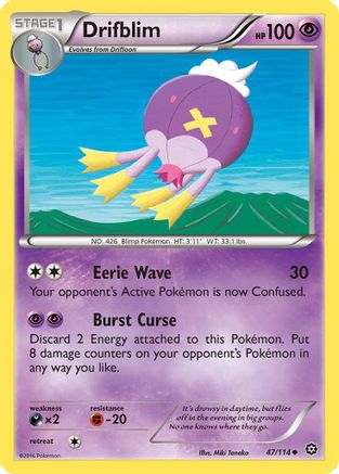 Drifblim (047/114) [XY  Steam Siege] - Uncommon