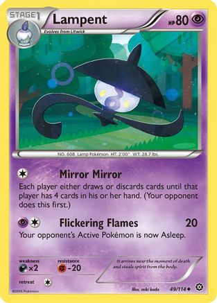 Lampent (049/114) [XY  Steam Siege] - Uncommon