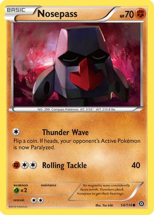 Nosepass (054/114) [XY  Steam Siege] - Common